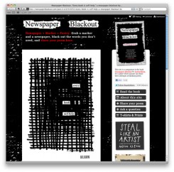 Newspaper Blackout tumblr