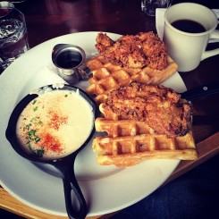 chicken and waffles (and gravy)