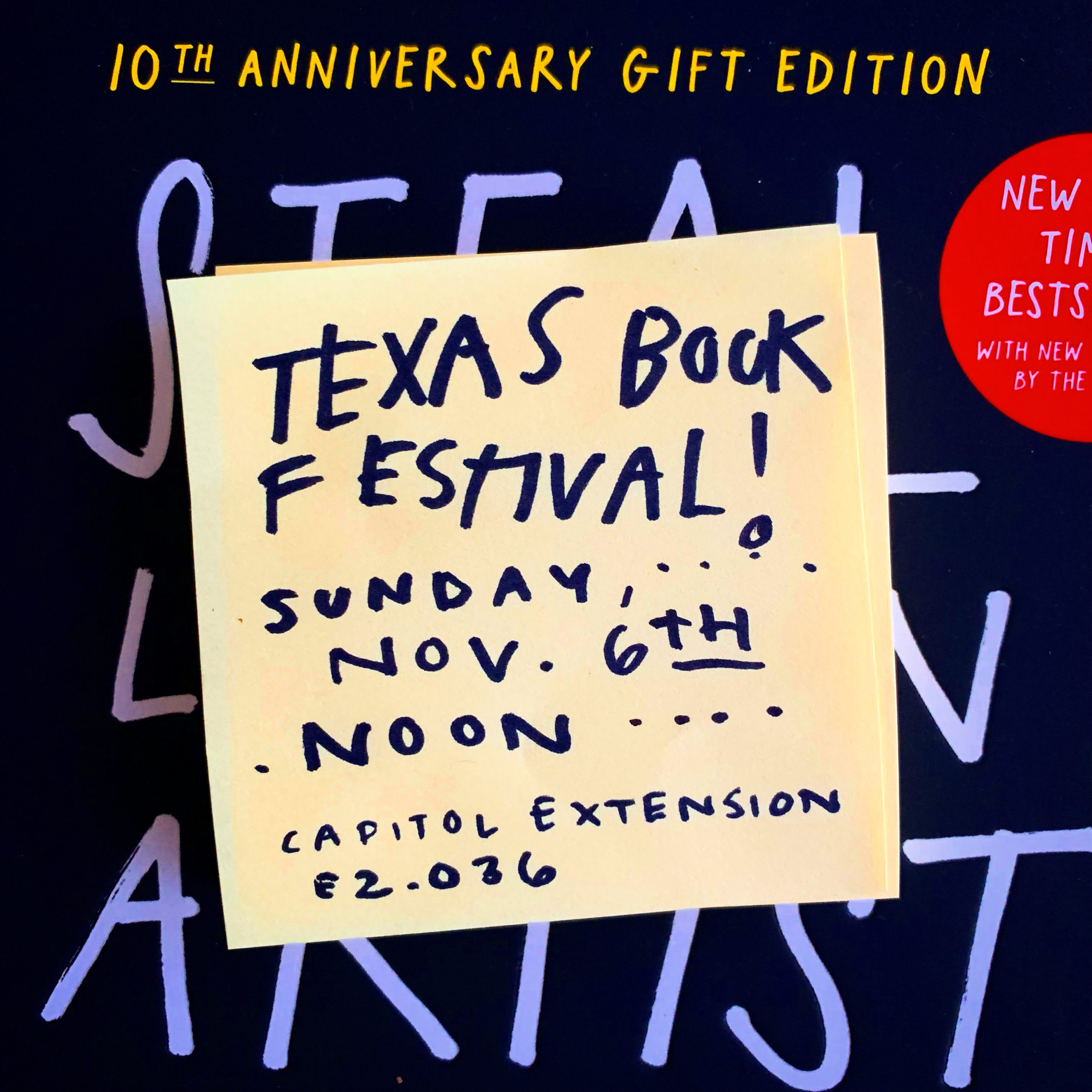 Come See Me At The Texas Book Festival Austin Kleon