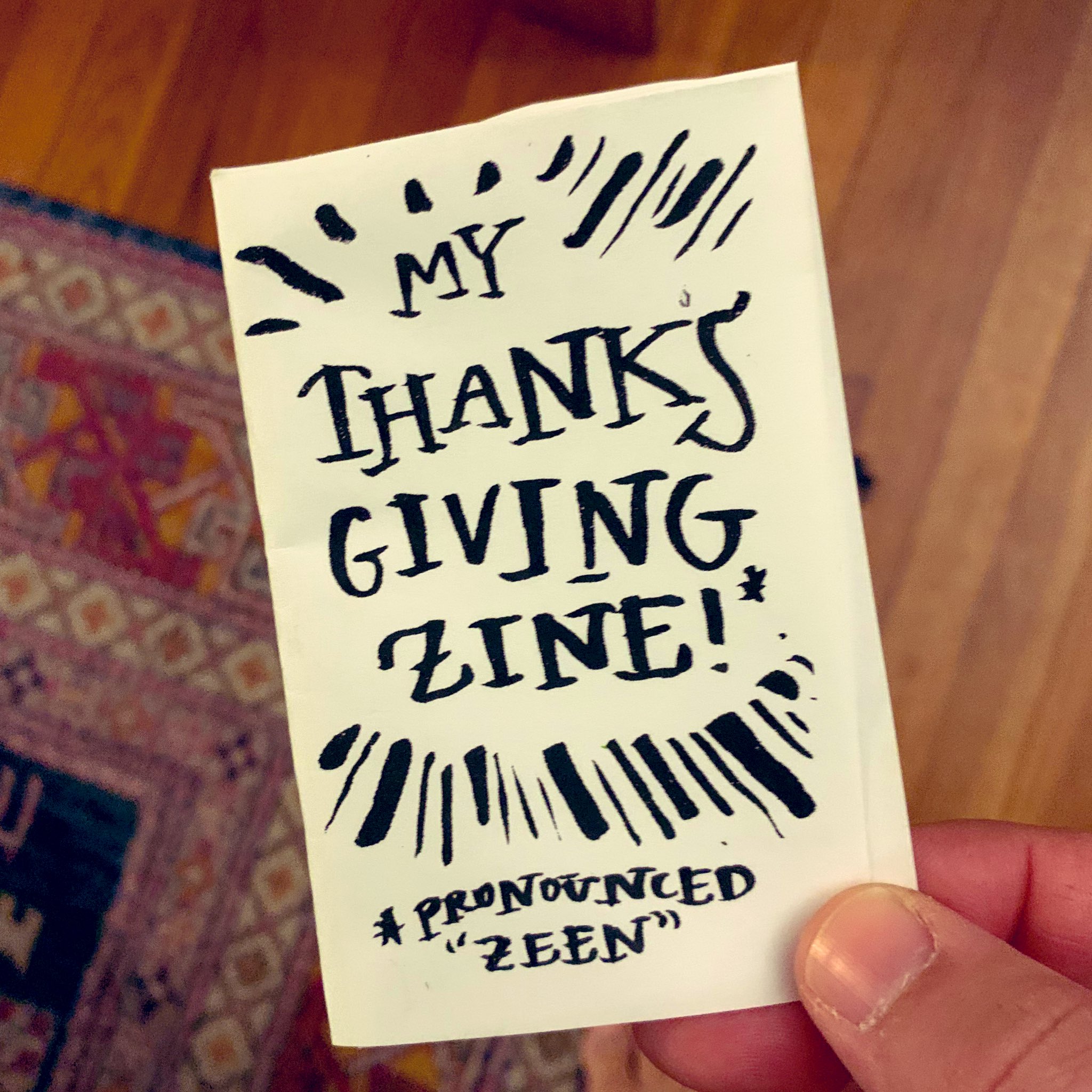 Thanksgiving zines - Austin Kleon