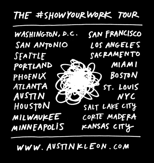 show your work tour