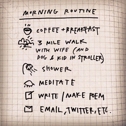 Tumblr morning routine