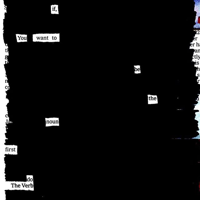 How to make a newspaper blackout poem