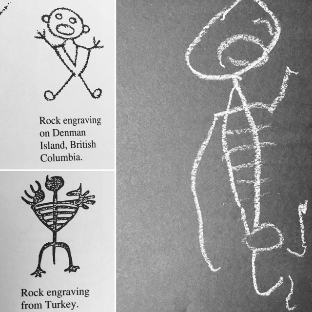Caveman drawings