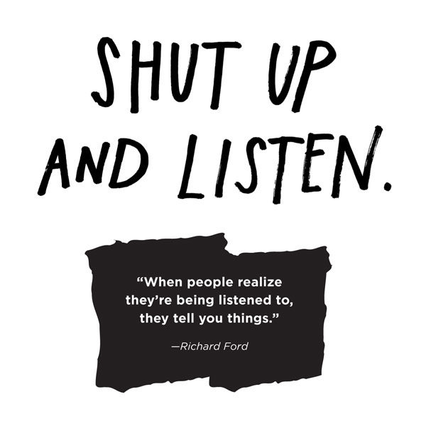 Shut Up And Listen Austin Kleon