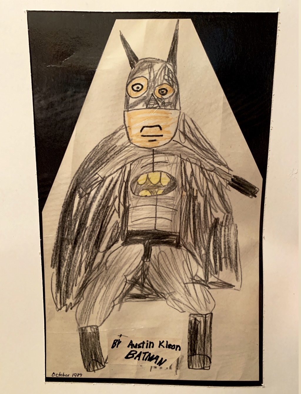 Draw a picture of Batman - Austin Kleon