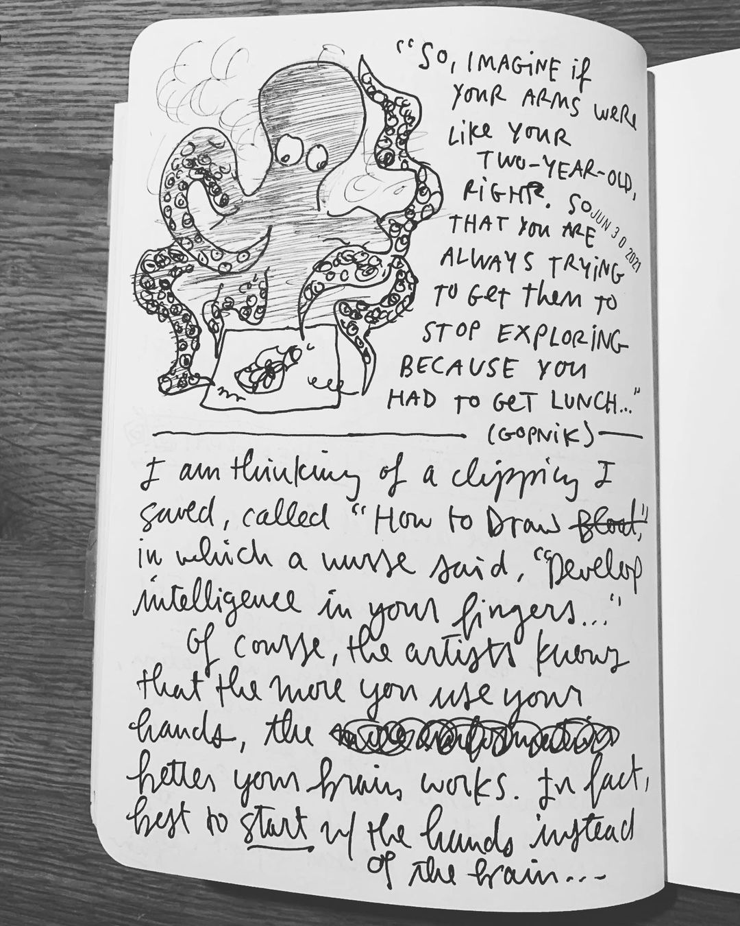 Joan Baez on drawing - Austin Kleon